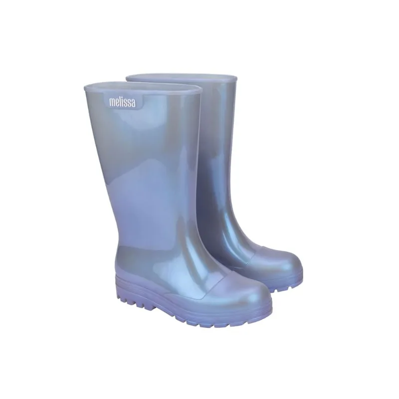 Botas Para Mujer Melissa Welly Ad Azul Perlado Talla 36