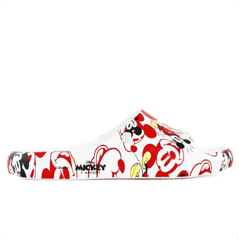 Chinleo Slide Mini Melissa Mickey Friends Infantil 29 / Branco / Vermelho