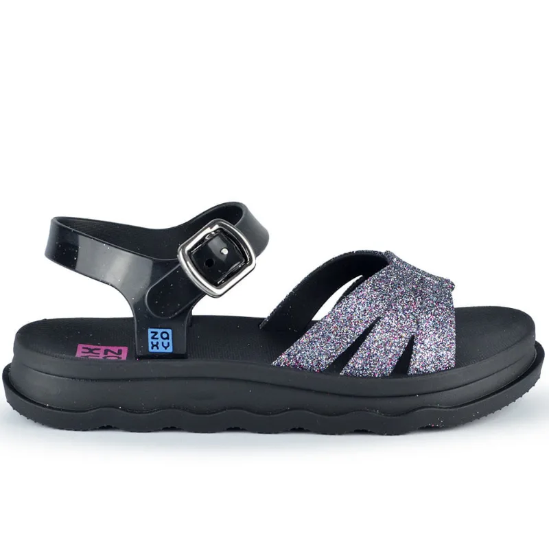 Sandália Infantil Zaxy Feminina Power Glitter 19047 BB885 PRETO 28