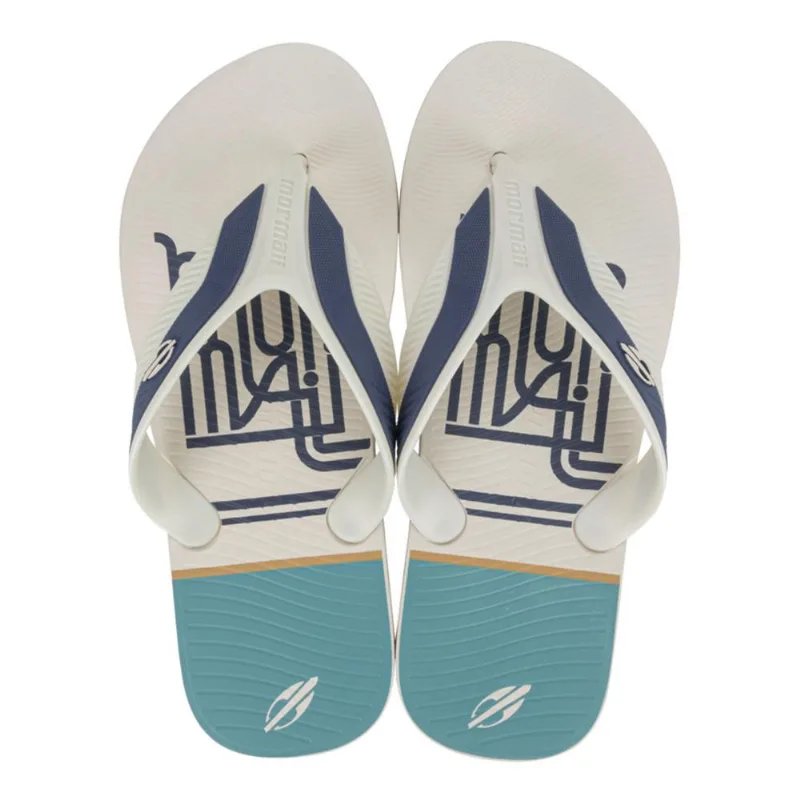 Chinelo Mormaii neocycle iii adulto Bege-azul 45-46