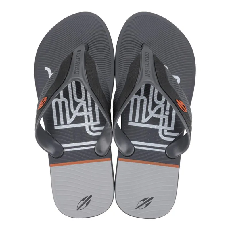 Chinelo Mormaii neocycle iii adulto Cinza-preto 33-34