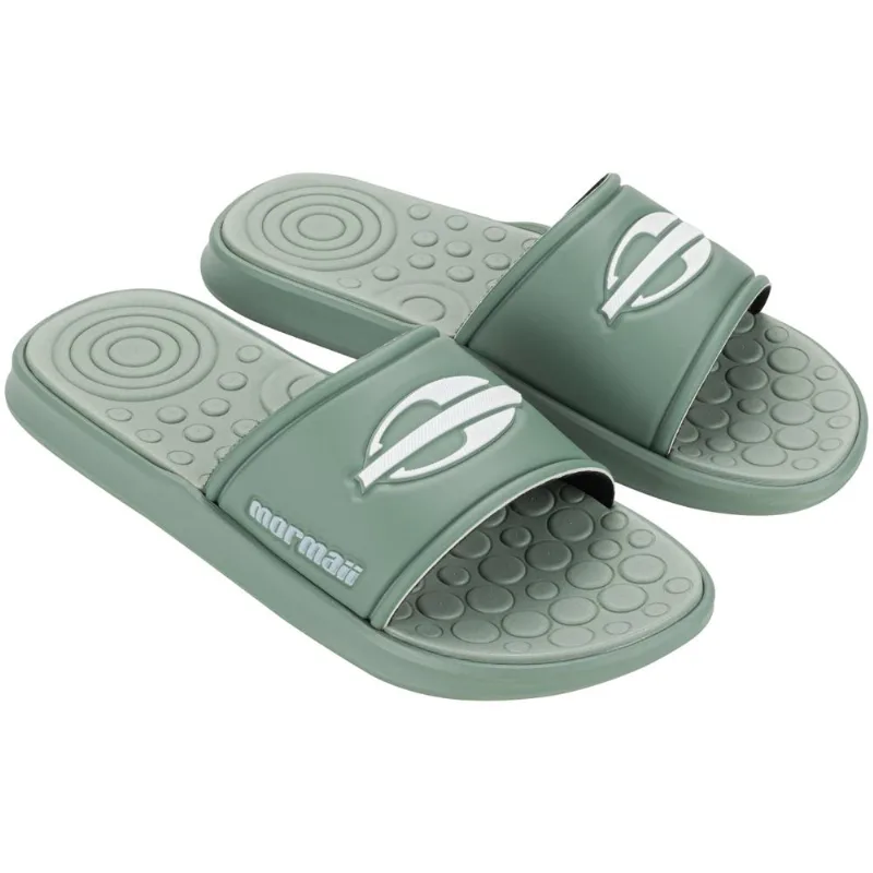 Chinelo Mormaii quiver pró gáspea adulto Verde-branco 40