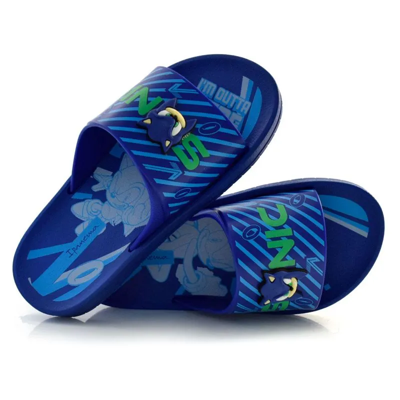 Chinelo Slide Infantil Ipanema Sonic Azul 27208 29