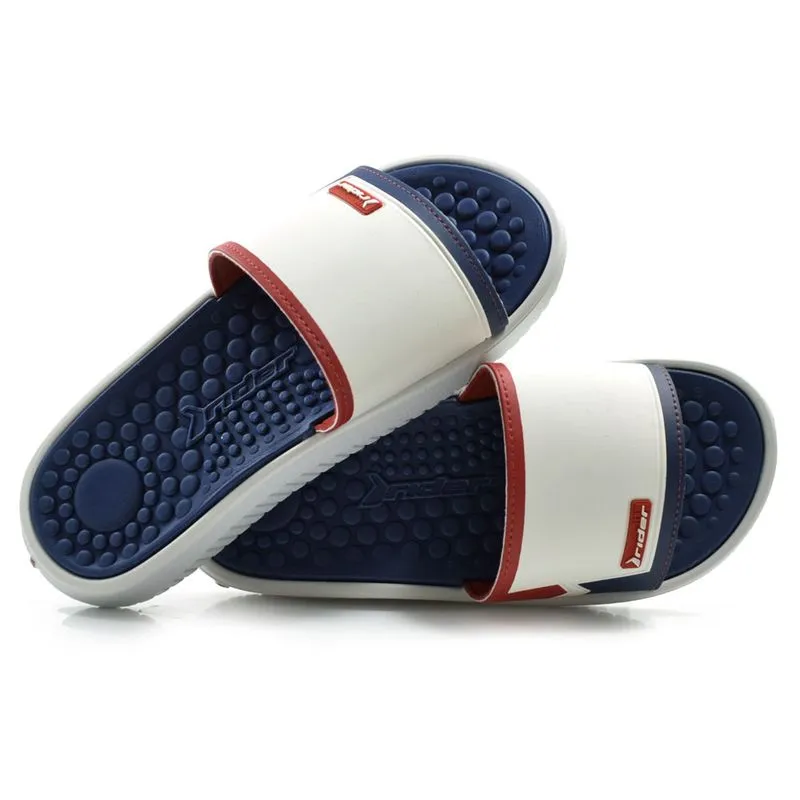 Chinelo Slide Masculino Rider Pump II Branco 12424 40