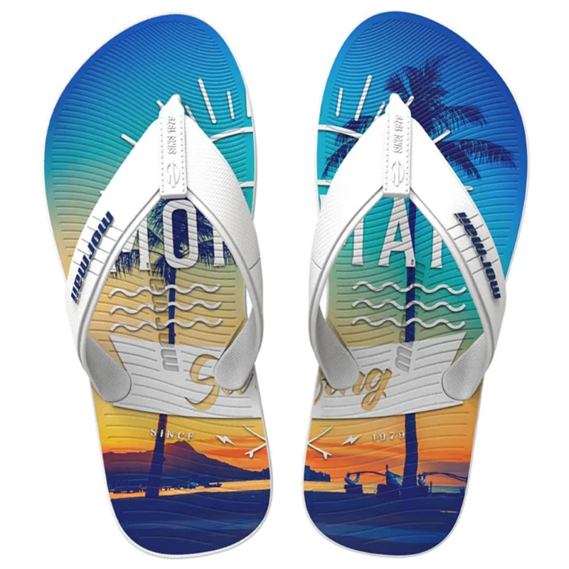 Mormaii tropical graphics ad Branco-laranja 35-36