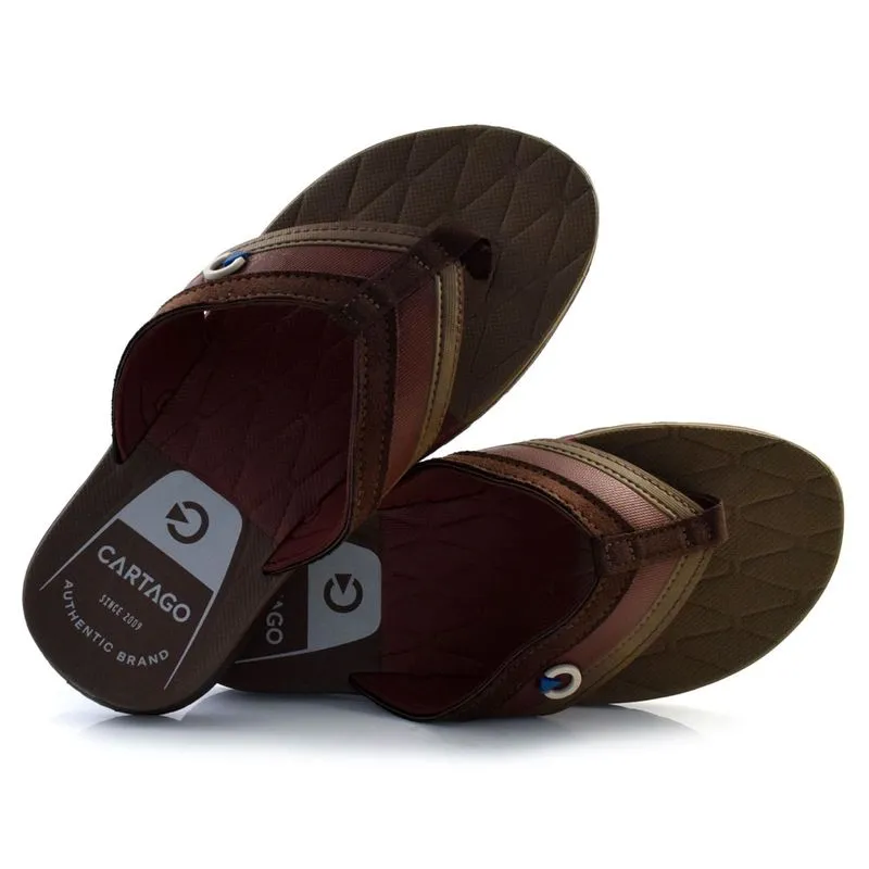 Chinelo Masculino Cartago Sevilha Marrom 12390 43/44