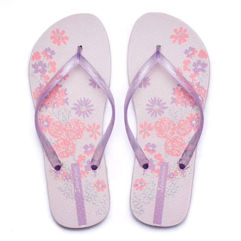 Chinelo Feminino Grendene Ipanema Oasis Rosa/lilás - 36
