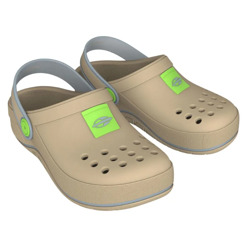 Chinelo Mormaii babuch vii infantil Bege-azul-verde 31