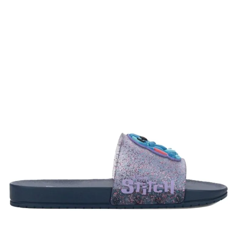 Chinelo Infantil Slide Grendene 22994 Azul Lilás 32