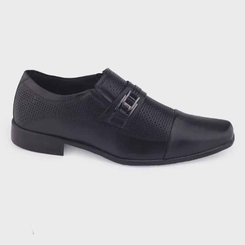 Sapato Pegada social masculino 121842 Couro textura slip on