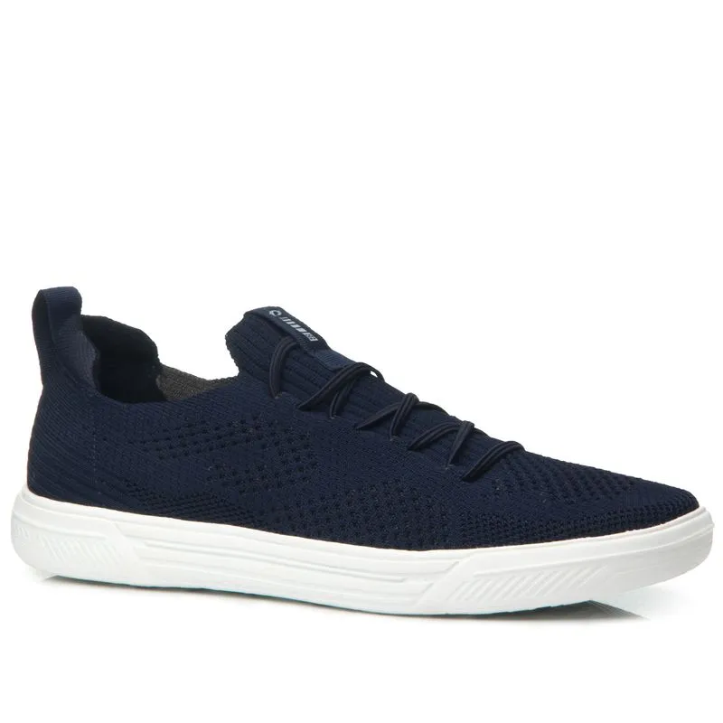 Tênis Casual Pegada Masculino em Knit Marinho 110451-05 40