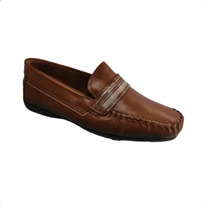 Mocassim Pegada Masculino Amortech Couro costurado 140727