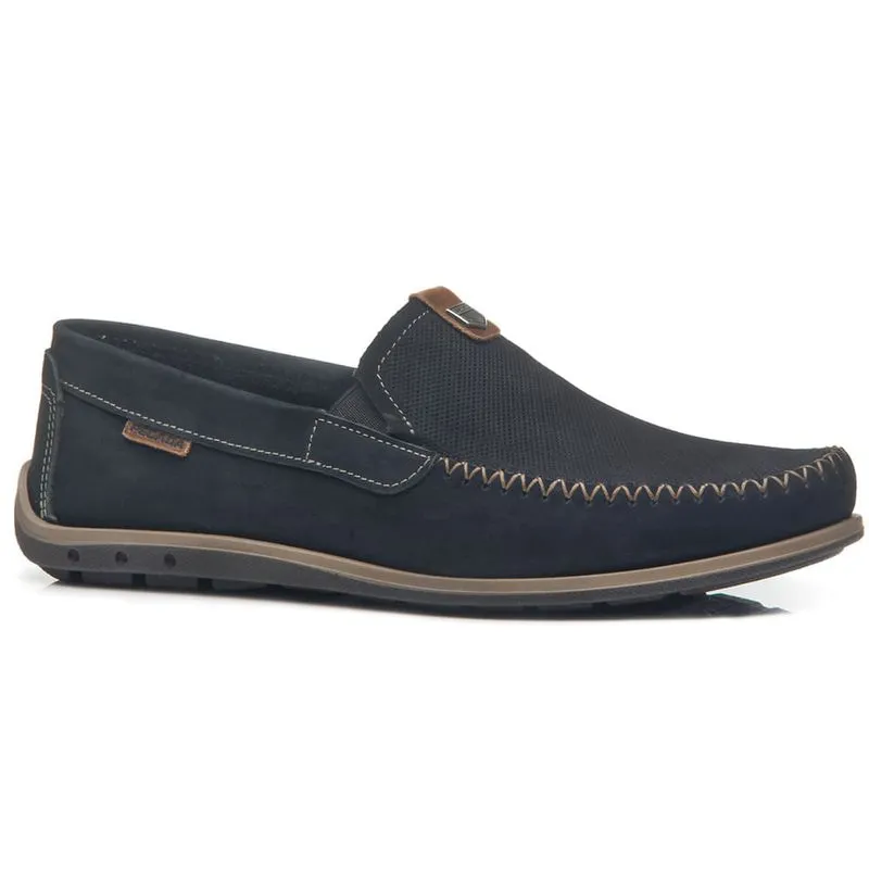 Sapato Masculino Mocassim Pegada Marinho Marinho - 42