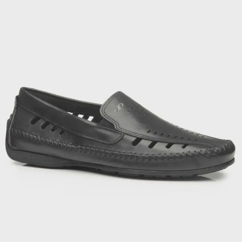 Mocassim Masculino Drive Couro Anilina Preto Pegada 140774-04