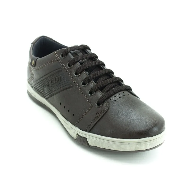 Sapatênis Masculino Pegada 170421-05 - Marrom Escuro