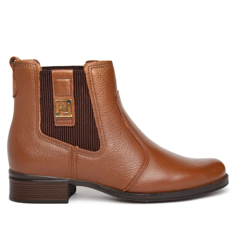 Bota Feminina Pegada Chelsea Marrom - 39
