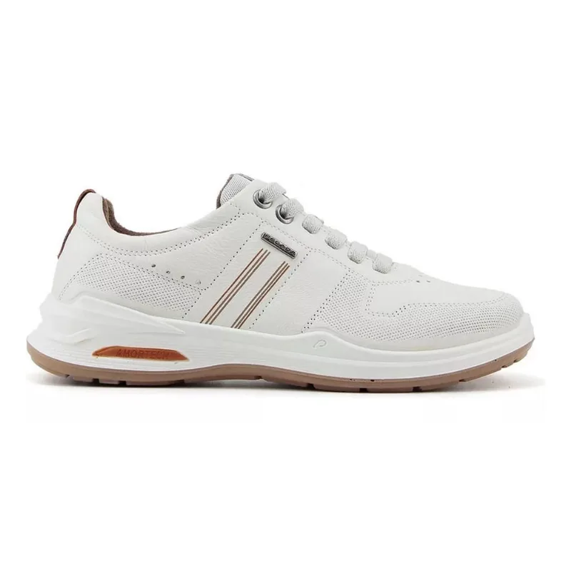 Sapatenis em Couro Pegada Masculino Infinity Tecno Amortech