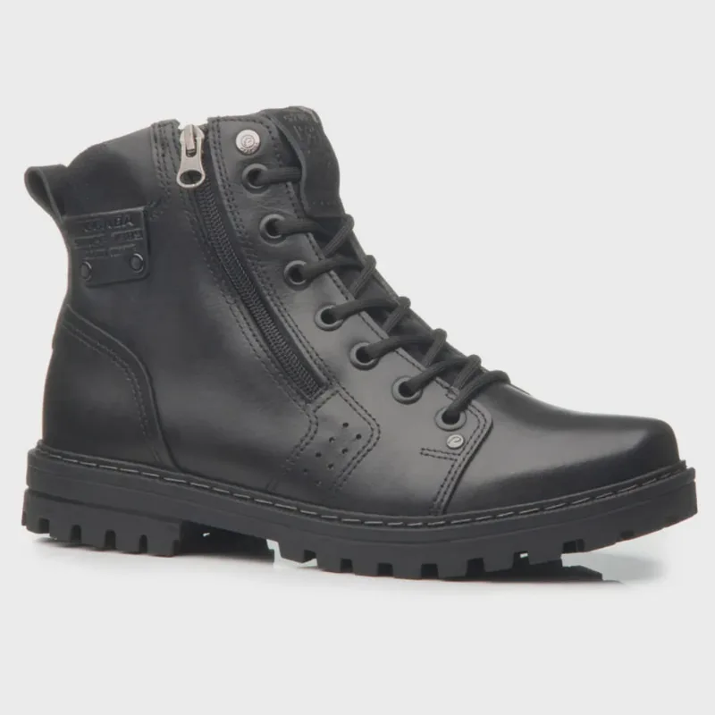 Bota Masculina Jungle Couro Preto Pegada 181504-11