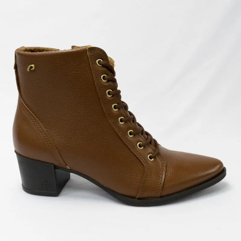 Bota Pegada 280503-02 Couro Natural Burnished Terracota