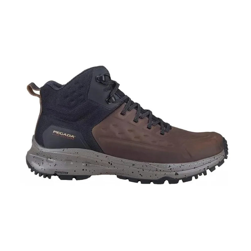 Bota Masculina em Couro Pegada Trekking Pull Up - Coffe