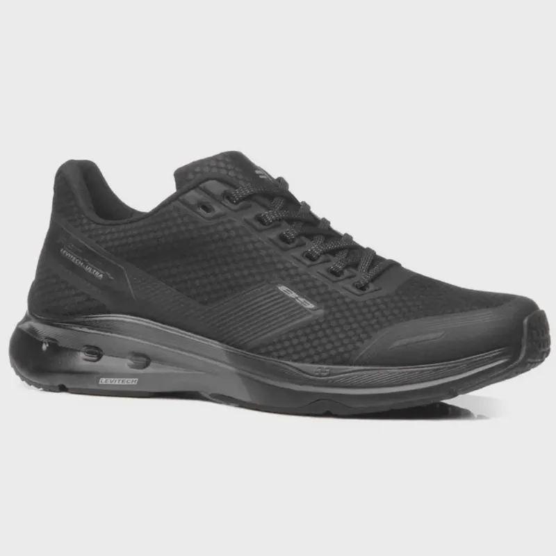 Tênis Esportivo Masculino Sport Tecido Preto Pegada 190602-08