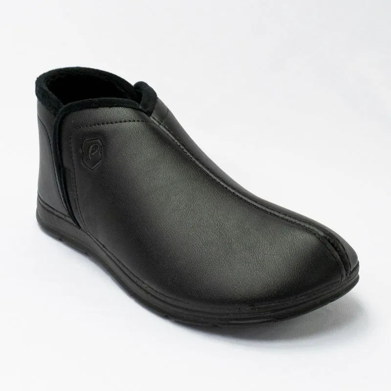 Pantufa Pegada 166051-04 Microfibra com forro camurçado Preto