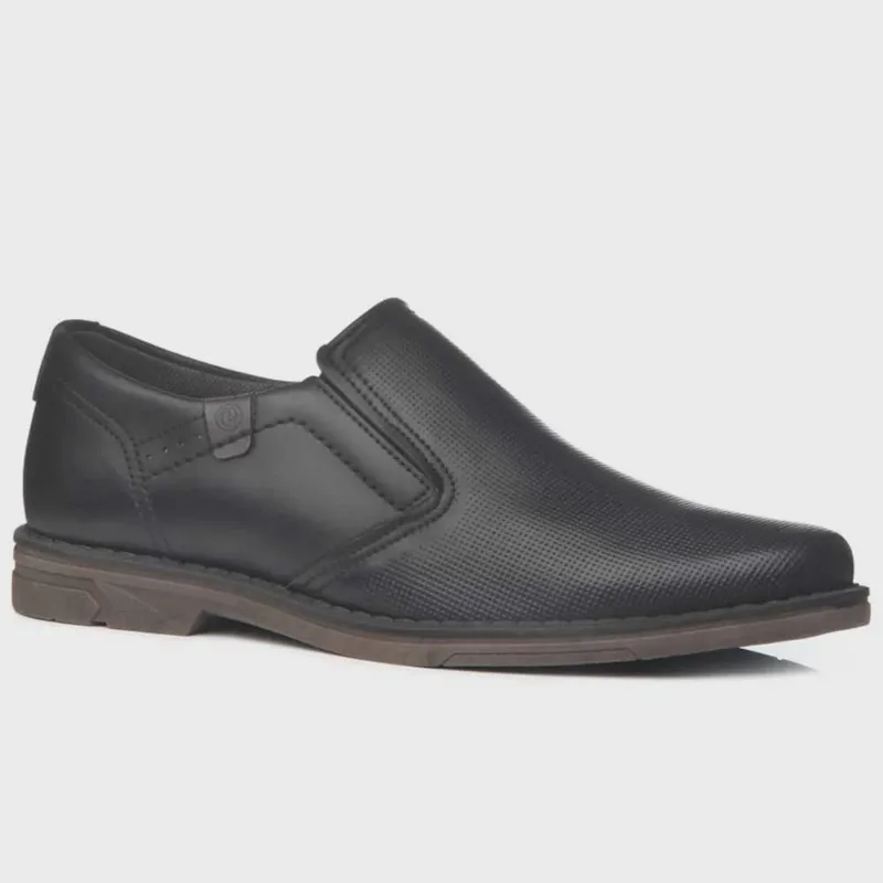 Sapato Social Masculino pgd Microfibra Preto Musgo Pegada 175103-01