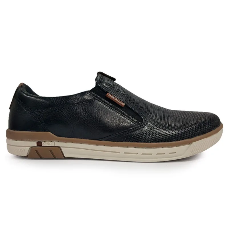 Sapatênis Pegada Masculino Slip On Em Couro 119311 37/45