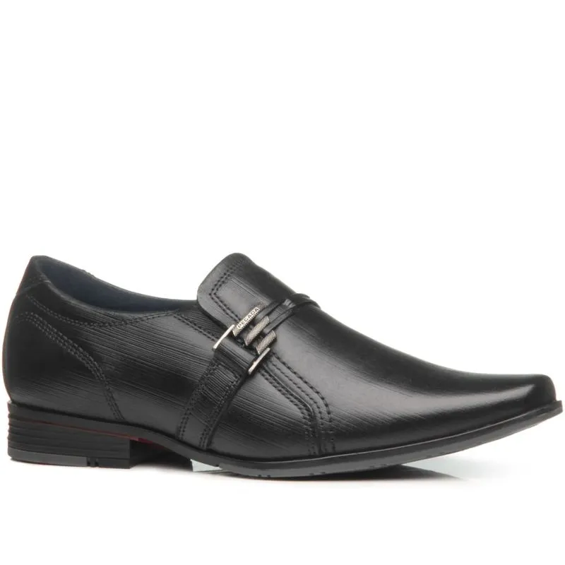 Sapato Social Pegada Couro Preto Masculino Sapato Social Pegada Masculino em Couro Preto 125806-01 38
