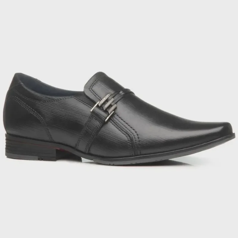 Sapato Social Pegada 125806 Masculino Preto