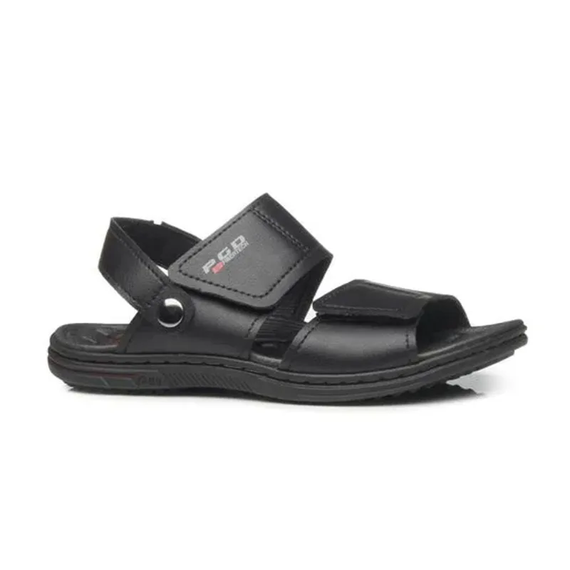 Sandália Papete Infantil Masculina Preto Pegada 373303-03 32