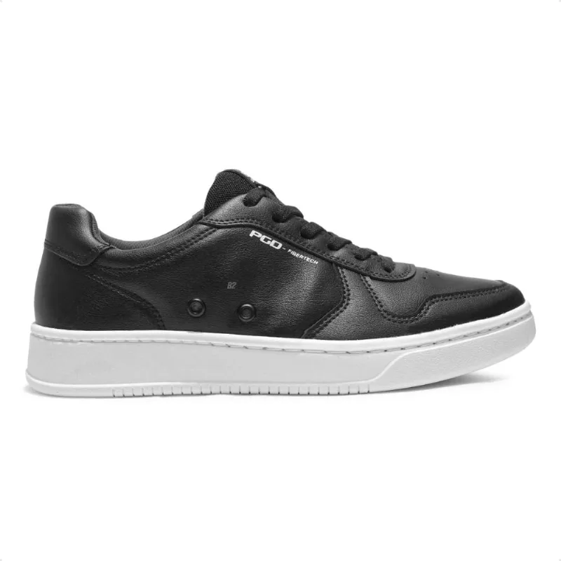 Sapatênis Pegada Hype Masculino 39 / Preto / Branco