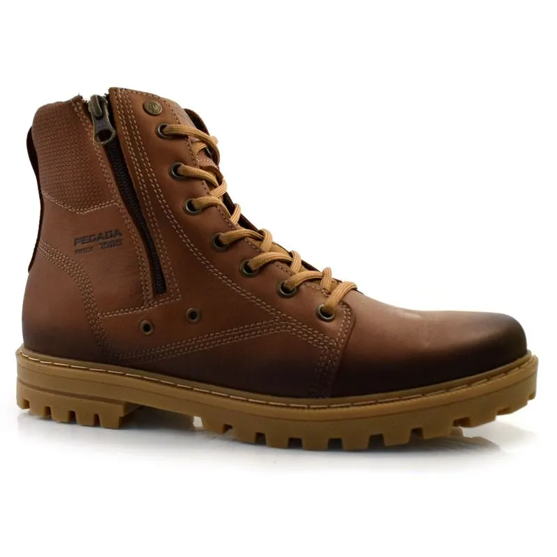 Coturno de Couro Masculino Pegada Marrom 181506 39