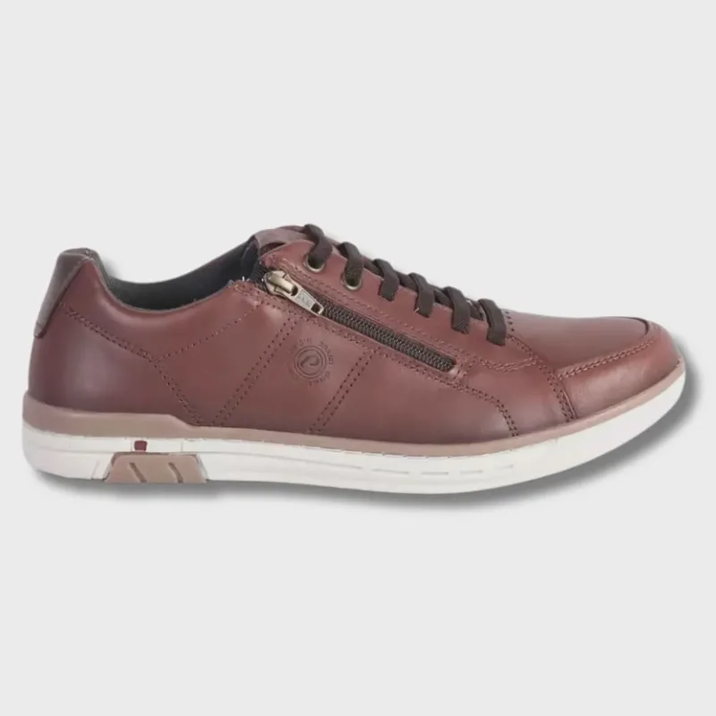 Sapatênis Pegada 119313 Masculino Terracota