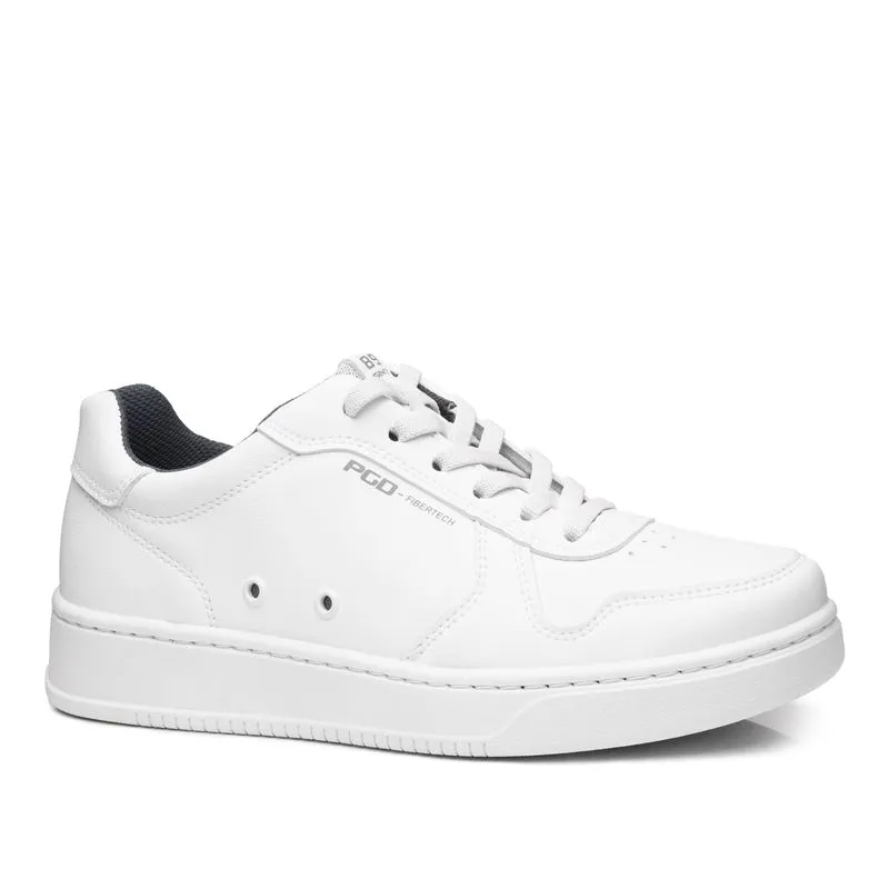 Tênis Casual Pegada Infantil em Microfibra Branco 371901-01 33
