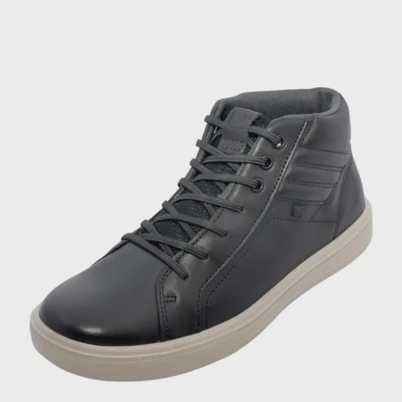 Sapatênis Masculino Pegada Abotinado ref: 111503 couro