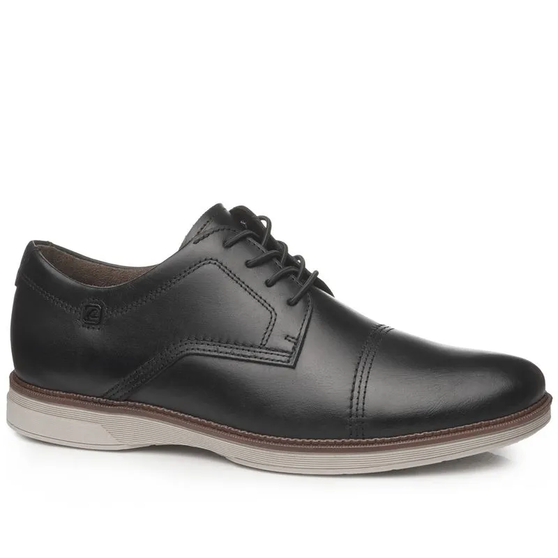 Sapato Casual Pegada Masculino em Couro Preto 126702-01 37