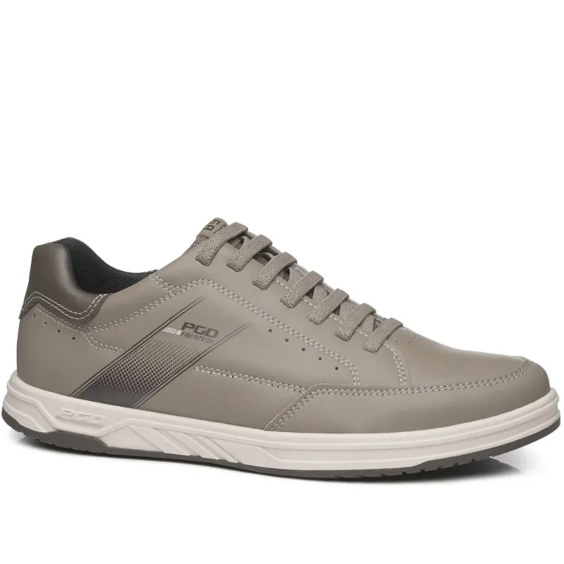 Sapatênis Masculino Pegada Oliver Fibertech Bege 172002-04 44 / Bege