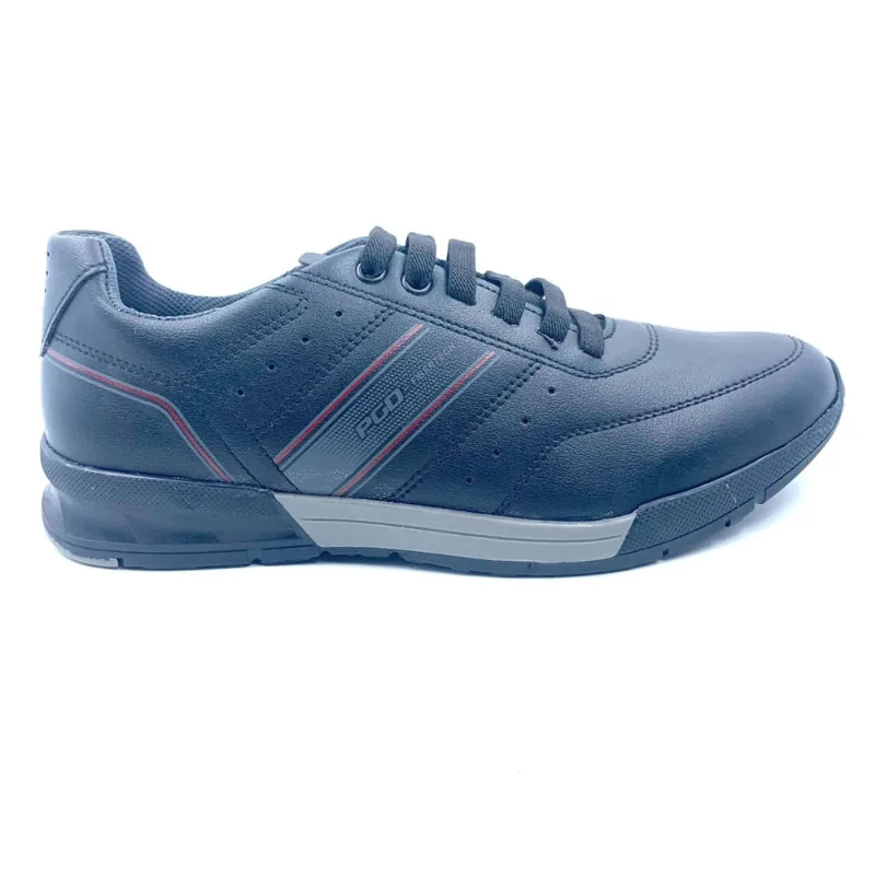 Sapatênis pgd Masculino Casual Elástico Preto 172204