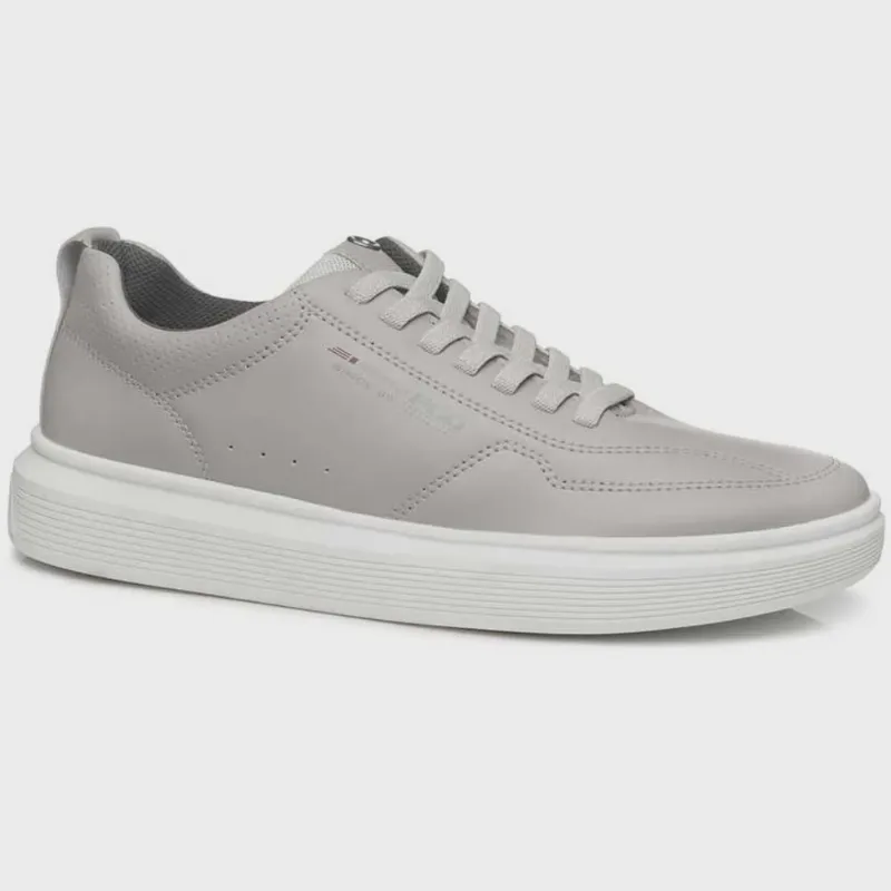 Tênis Casual Masculino Microfibra Silver Pegada 172101-06