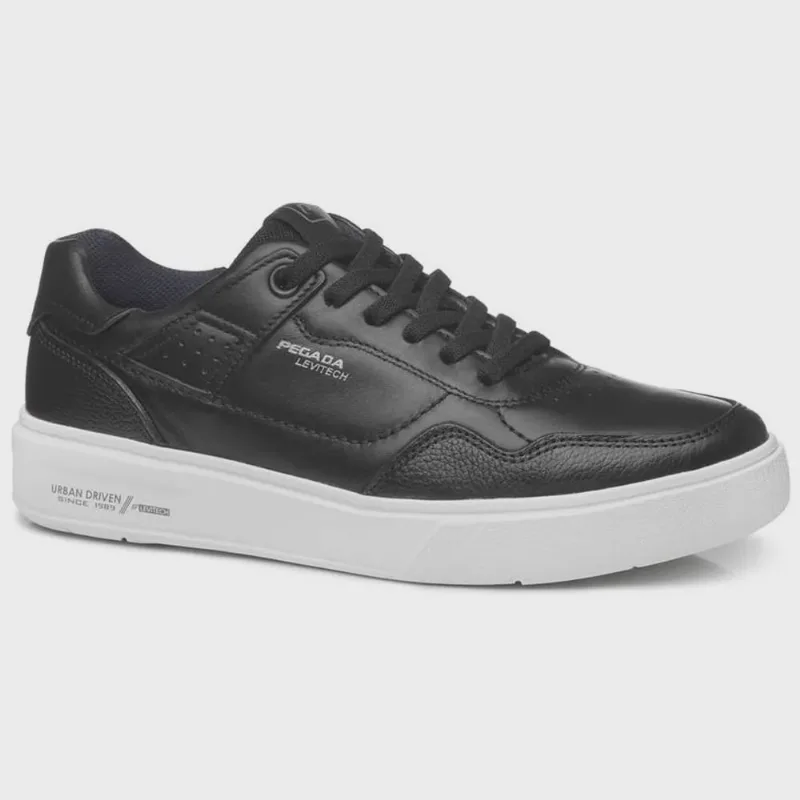 Tênis Casual Masculino Levitech Preto Pegada 111903-06
