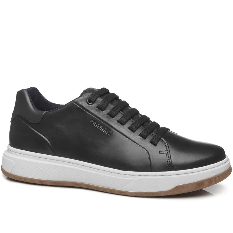 Tênis Casual Pegada Masculino em Couro Preto 111702-03 41