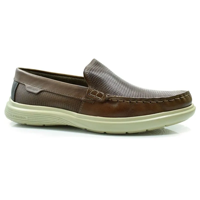 Mocassim de Couro Masculino Pegada Marrom 142202 40