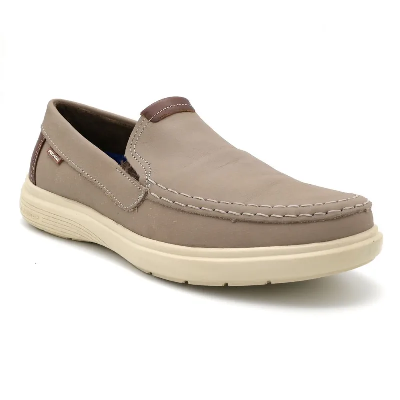 Sapato Mocassim Masculino Pegada Couro Bege 142201-05 42 / Bege - Pegada