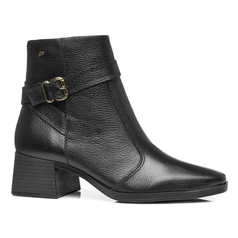 Bota Pegada Feminina em Couro Preto 282353-06 37