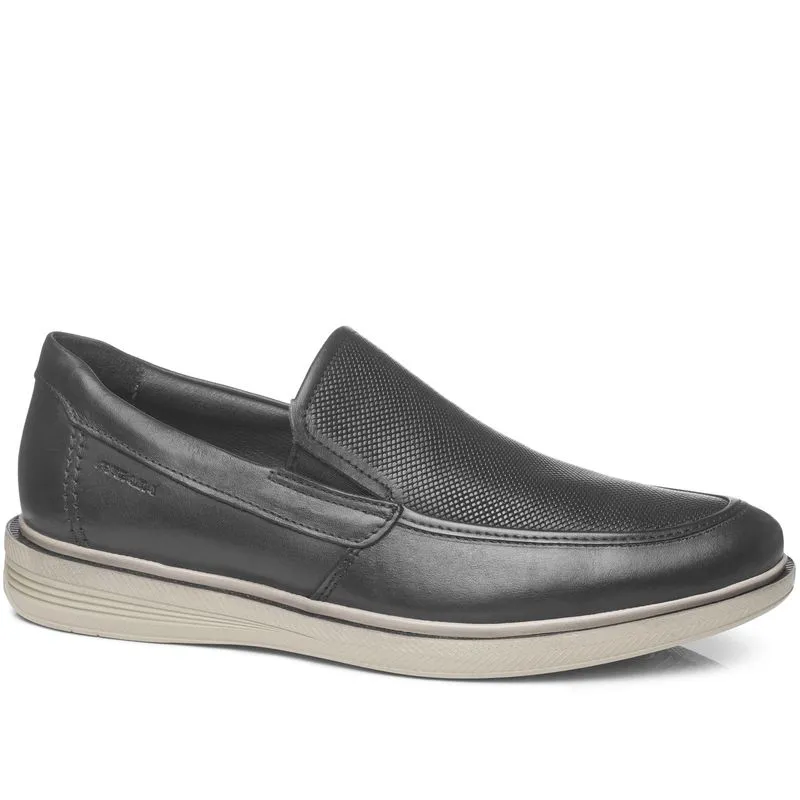 Sapato Casual Pegada Masculino em Couro Preto 126112-01 44