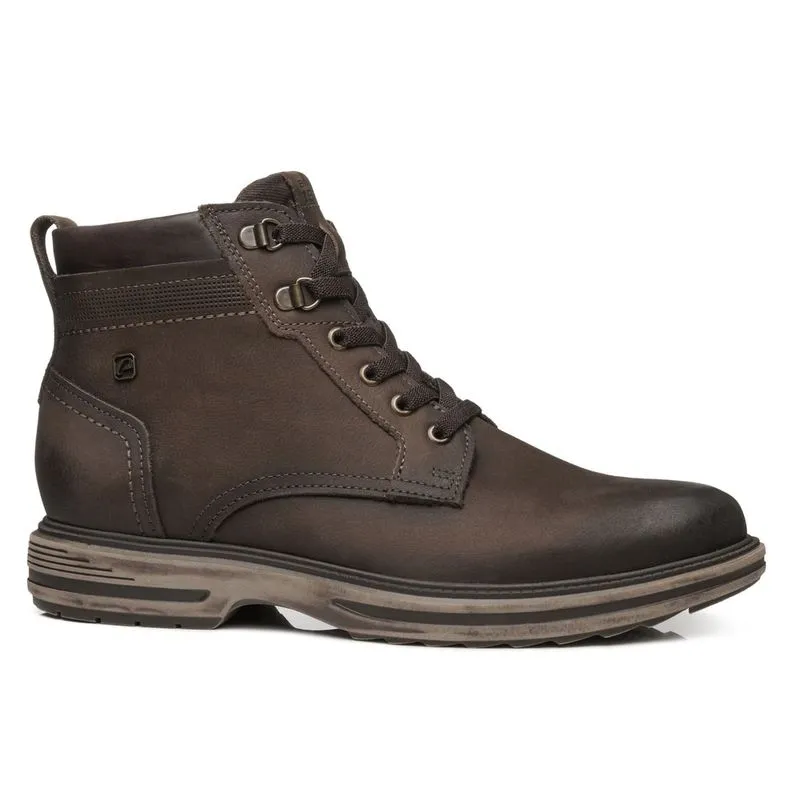 Bota Casual Pegada Masculina Marrom Couro 41