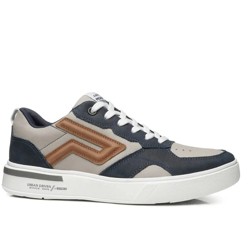 Sapatênis Masculino Pegada Flow Cinza/Camel 111951-09 44 / Cinza