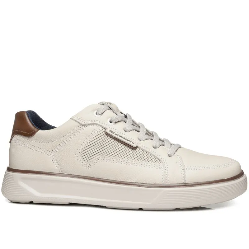 Tênis Casual Pegada Masculino em Couro Milk 110933-04 41