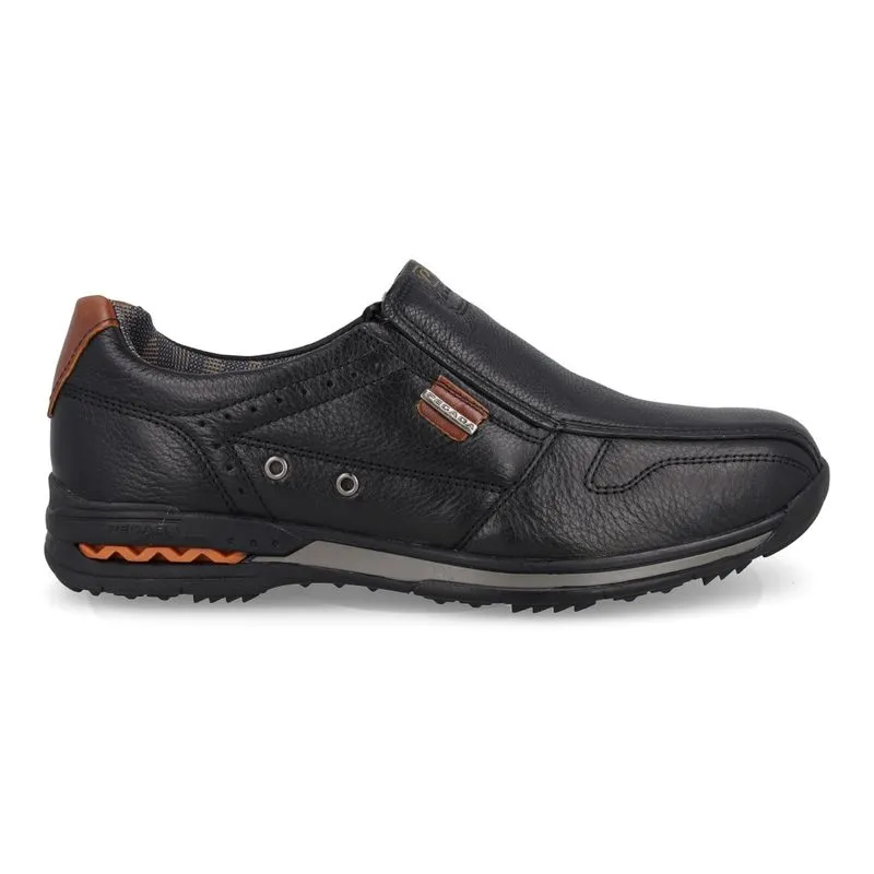 Sapatênis Pegada Gold Couro Masculino Preto PRETO - 43